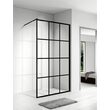 PARAV DUS WALK-IN E6A-7C Black Squares 900/1900
